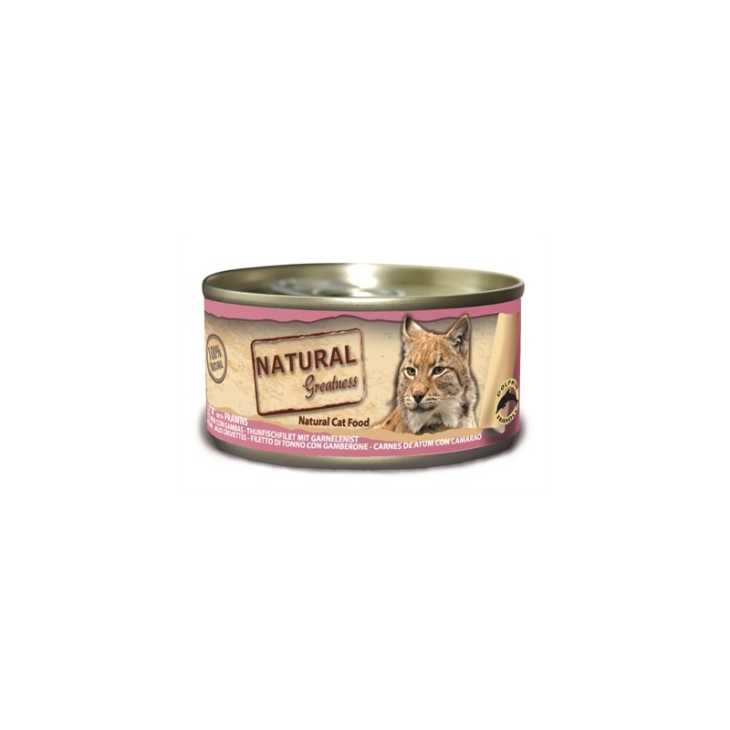 Natural Greatness - Cat Tuna Fillet / Prawns. 70gr