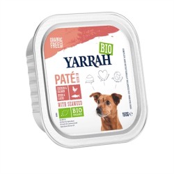 Yarrah Dog - Biologische Pate Chicken / Salmon With Seaweed 12x150gr