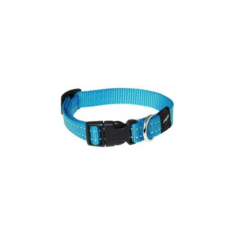 Rogz For Dogs Snake Halsband Turquoise 16 MMX26-40 CM