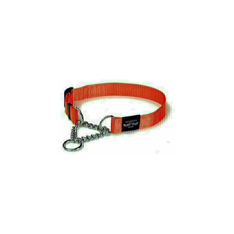 Rogz For Dogs Lumberjack Halfslip Halsband Oranje 25 MMX43-73 CM