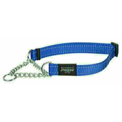 Rogz For Dogs Fanbelt Halfslip Halsband Blauw 20 MMX34-56 CM