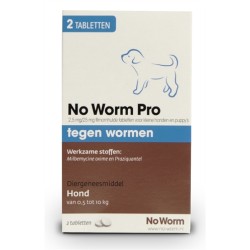 Exil - No Worm Pro Puppy. 2 Tabletten