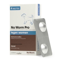 Exil - No Worm Pro Hond S. 4 Tabletten
