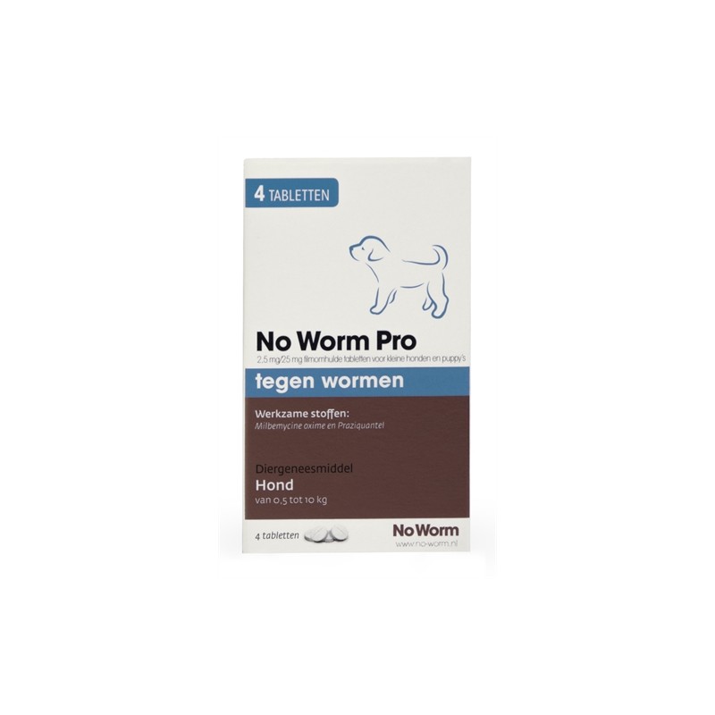 Exil - No Worm Pro Hond S. 4 Tabletten