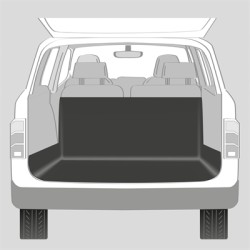 Trixie - Autodeken Kofferbak Zwart. 120X150 CM