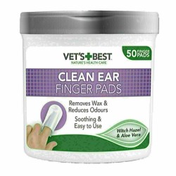 Vets Best Clean Ear Finger Pads 50 ST