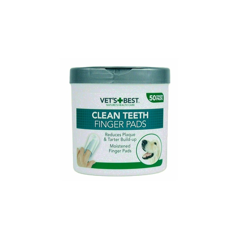Vets Best Clean Teeth Finger Pads 50 ST