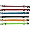 Trixie Puppy Halsband Set Zwart/Rood/Blauw/Appel/Papaya/Orchidee 17-25 CM 6 ST