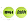 Kong Squeakair Tennisbal Geel Met Piep MEDIUM 6,5 CM