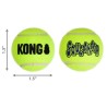 Kong Squeakair Tennisbal Geel Met Piep XS 4 CM 3 ST