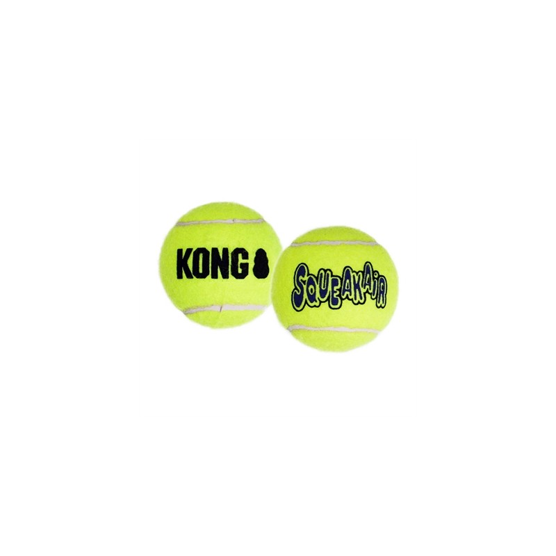 Kong Squeakair Tennisbal Geel Met Piep XL 10X10X10 CM