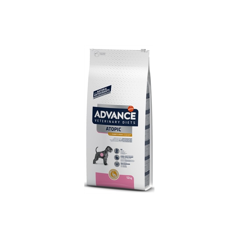 Advance Veterinary - Diet Atopic Gevoelige Huid  / Derma. 12 KG