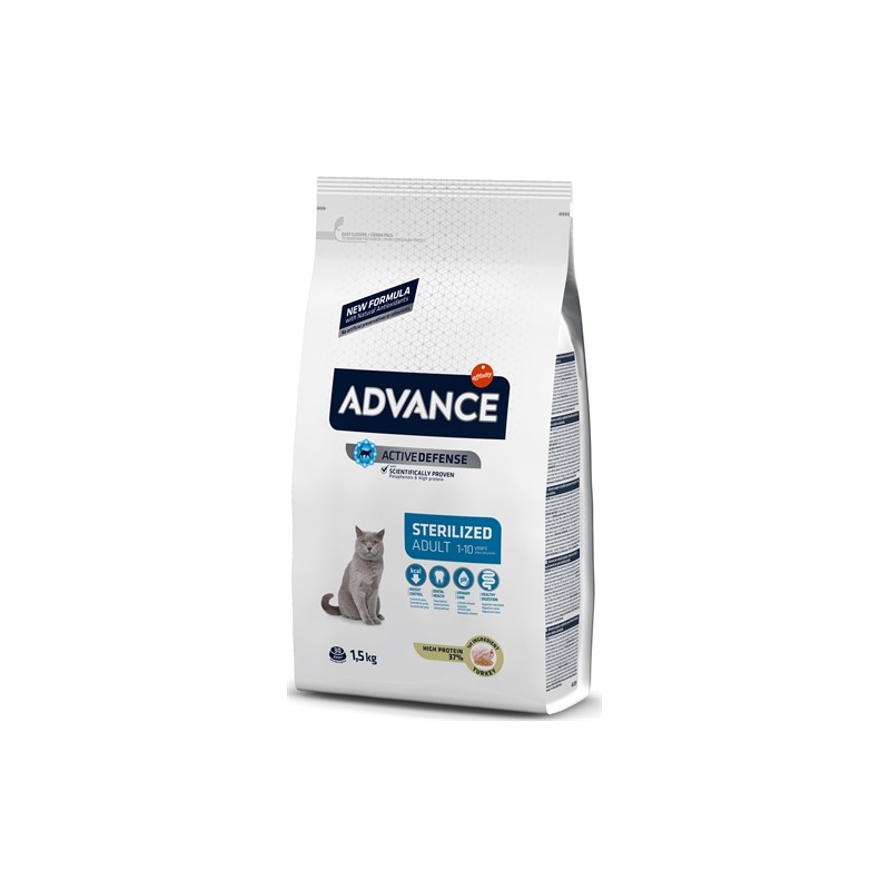 Advance - Cat Sterilized Turkey. 1,5 KG
