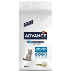 Advance - Cat Sterilized Turkey. 15 KG