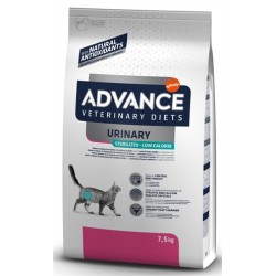 Advance Veterinary - Diet Cat Urinary Sterilized Minder Calorieën. 7,5 KG