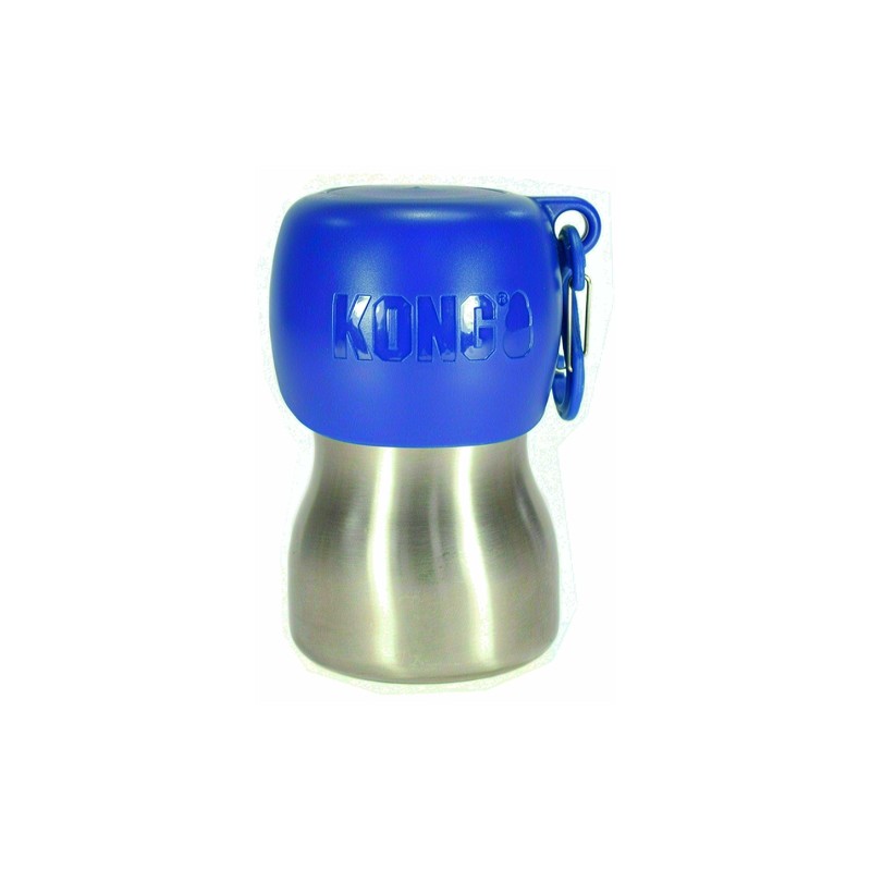 Kong - H2O Drinkfles Rvs Blauw. 280 ML