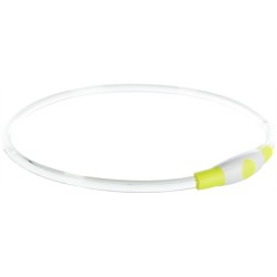 Trixie Lichtgevende Halsband Usb Flash Light Oplaadbaar Tpu Groen 40X0,8 CM