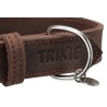 Trixie Halsband Hond Rustic Vetleer Donkerbruin 37-44X2,5 CM