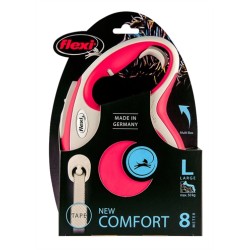 Flexi Rollijn New Comfort Tape Rood L 8 MTR