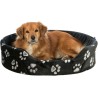 Trixie Hondenmand Jimmy Ovaal Zwart Met Pootprint 44X35 CM