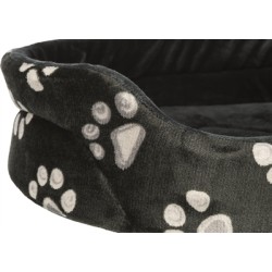 Trixie Hondenmand Jimmy Ovaal Zwart Met Pootprint 55X45 CM