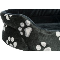 Trixie Hondenmand Jimmy Ovaal Zwart Met Pootprint 110X95 CM