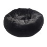 Foeiii Hondenmand Cozy Pluche Relax Donut Zwart 60X22X22 CM