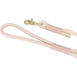 Trixie - Soft Rope Hondenriem Roze / Licht Roze. 100X1 CM