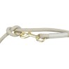 Trixie - Soft Rope Hondenriem Verstelbaar, Grijs / Lichtgrijs. 200X1 CM