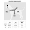 Morso Mini Hondentuig Verstelbaar Gerecycled Full Metal Dog Bruin 32-41X2,5 CM