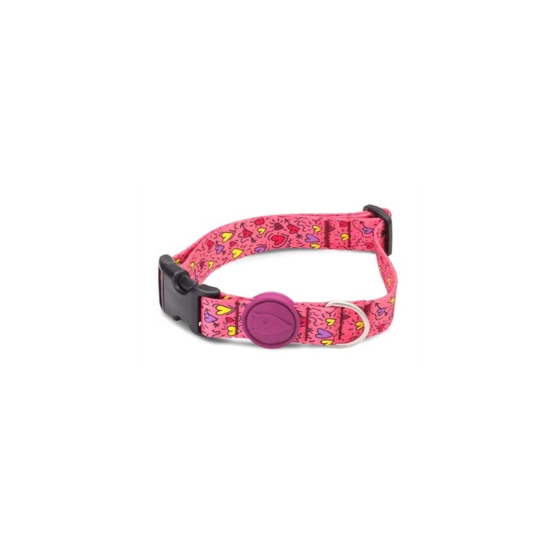 Morso Halsband Hond Gerecycled Pink Think Roze 37-58X2,5 CM