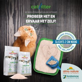 Echt voordelig zuigen Almo Nature Cat Litter - Natuurlijke Kattenbakvulling. 4,54kg