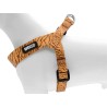 Morso Mini Hondentuig Verstelbaar Gerecycled Jungle Drum Oranje 24-32X1,5 CM