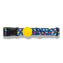 Morso Halsband Hond Gerecycled Color Invaders Paars 30-42X1,5 CM