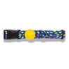 Morso Halsband Hond Gerecycled Color Invaders Paars 37-58X2,5 CM