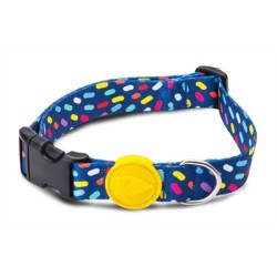 Morso Halsband Hond Gerecycled Color Invaders Paars 43-70X2,5 CM