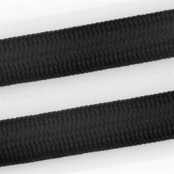 Morso - Half Slip Halsband Hond, Soft Rope Gerecycled Black. 45X1 CM