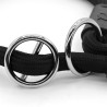 Morso - Half Slip Halsband Hond, Soft Rope Gerecycled Black. 55X1 CM
