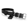 Morso Halsband Hond Waterproof Gerecycled Black Zwart 33-41X1,5 CM