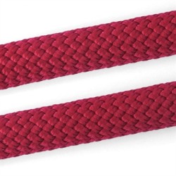 Morso - Half Slip Halsband Hond, Regular Rope Gerecycled Red Velvet. 60X1 CM