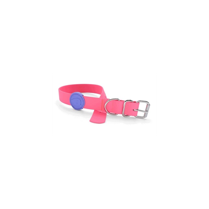 Morso Halsband Hond Waterproof Gerecycled Passion Pink Roze 33-41X1,5 CM