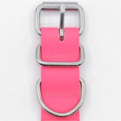 Morso - Halsband Hond Waterproof Gerecycled, Passion Pink. 38-46X1,5 CM