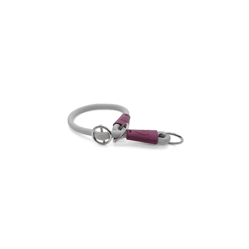Morso - Half Slip Halsband Hond, Soft Rope Gerecycled Grey. 45X1 CM