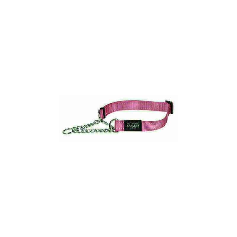 Rogz For Dogs Fanbelt Halfslip Halsband Roze 20 MMX34-56 CM