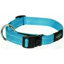 Rogz For Dogs Fanbelt Halsband Turquoise 20 MMX34-56 CM