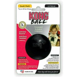 Kong Extreme Rubber Bal Zwart SMALL 6,5X6,5X6,5 CM