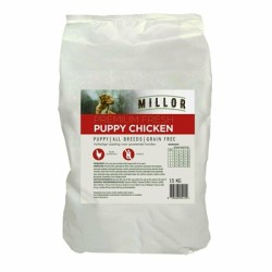 Millor - Premium Extruded Fresh Puppy Chicken. 15 KG
