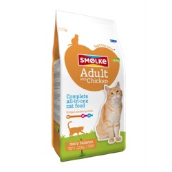 Smolke - Cat Adult Kip / Rijst. 10 KG