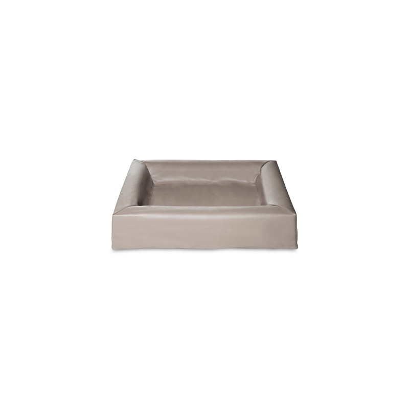 Bia Bed Kunstleer Hoes Hondenmand Taupe BIA-4 85X70X15 CM