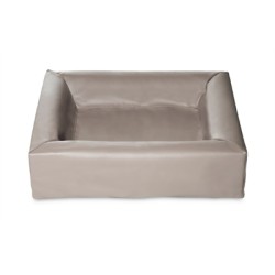 Bia Bed Kunstleer Hoes Hondenmand Taupe BIA-3 70X60X15 CM